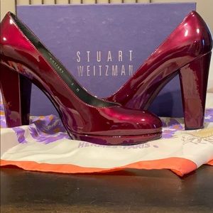 Gorgeous Burgundy Stuart Weitzman Pumps Size 9